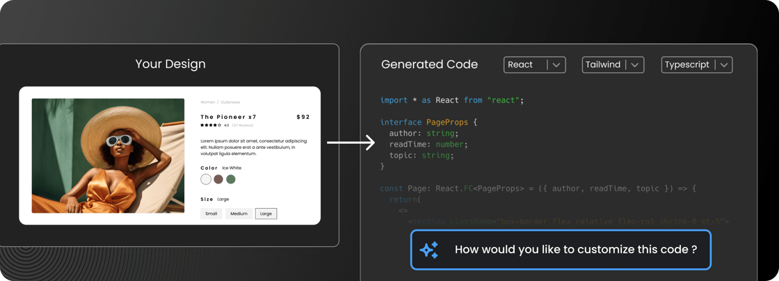 AI Code Generation with Visual Copilot